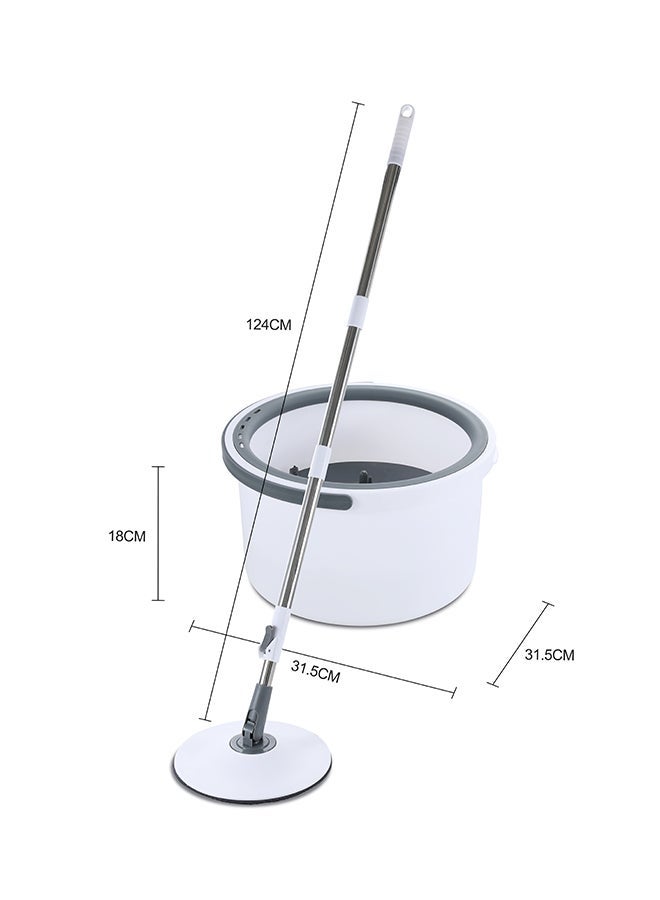 Amal Spin Mop and Bucket Set with Sewage Separation, Hand-free Mop for Home Cleaning - Image 2